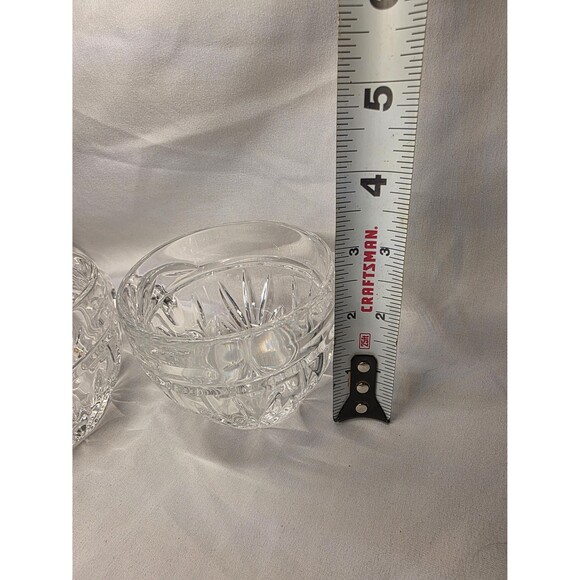 Set of 2 Real Crystal Teacups Rare Collectible Vintage Antique Unique - Picture 6 of 7